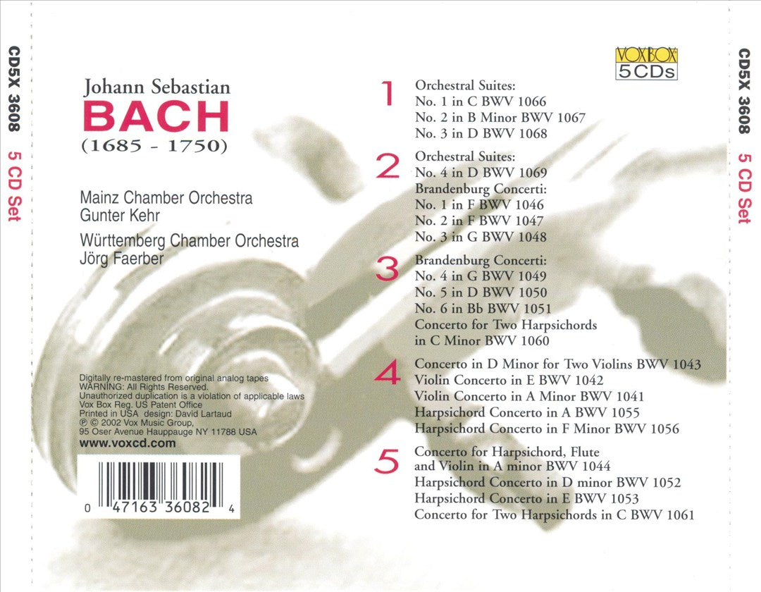 Bach: Complete Concerti & Orchestral Suites cover art