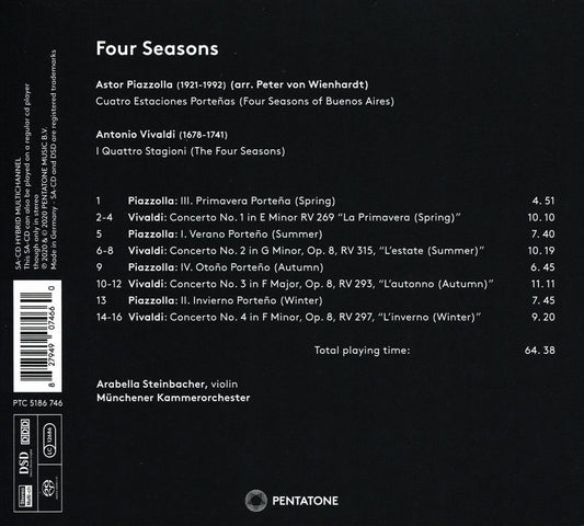 Four Seasons: Vivaldi, Piazzolla cover art