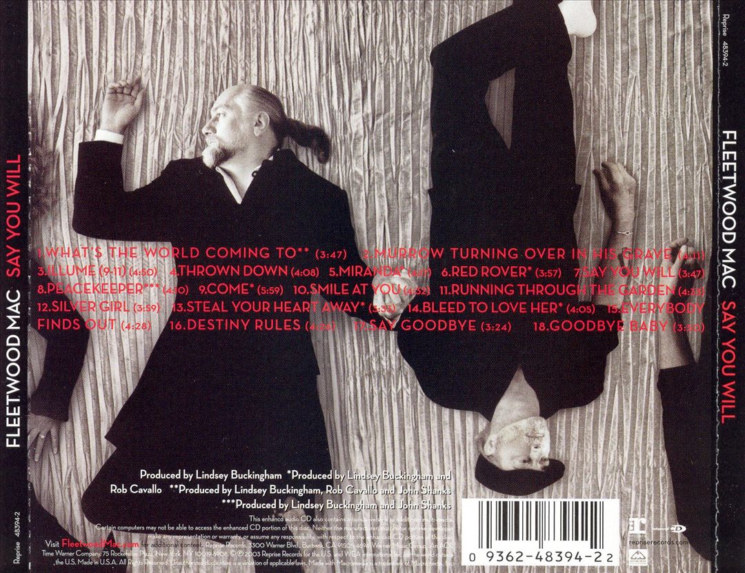 Say You Will cover art