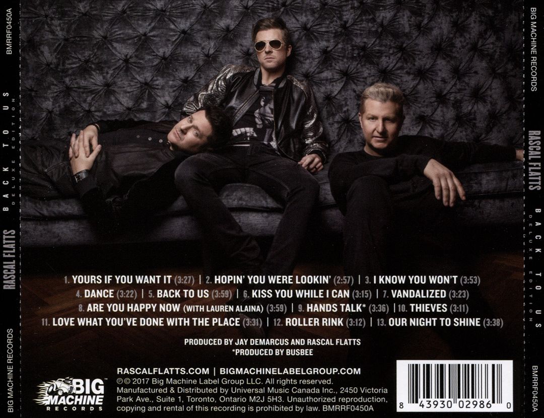 Back to Us cover art