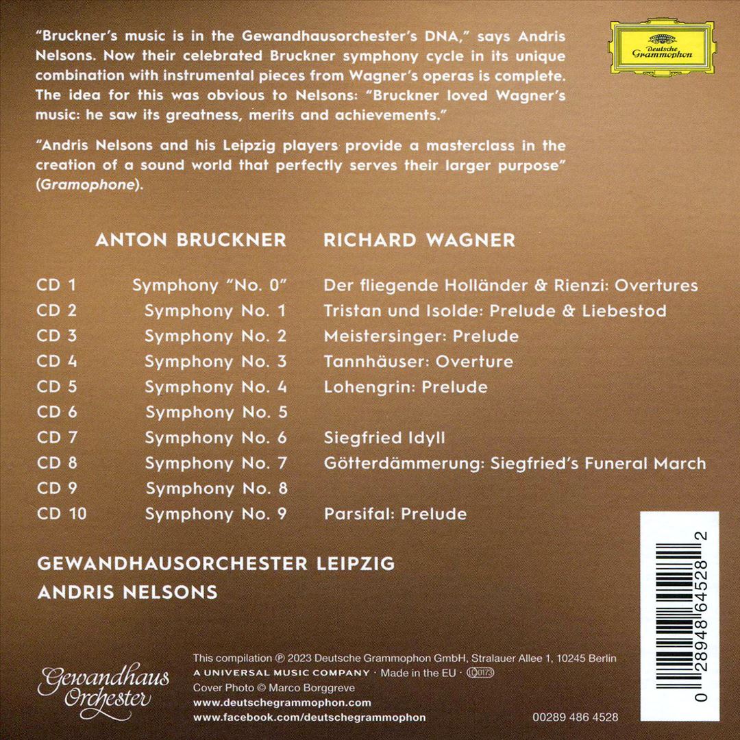 Bruckner: Symphonies Nos. 0-9; Wagner: Orchestral Music cover art