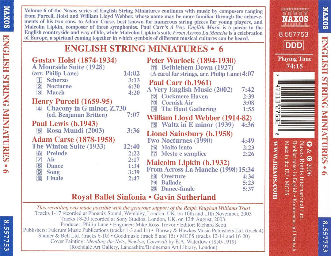 English String Miniatures 6 cover art
