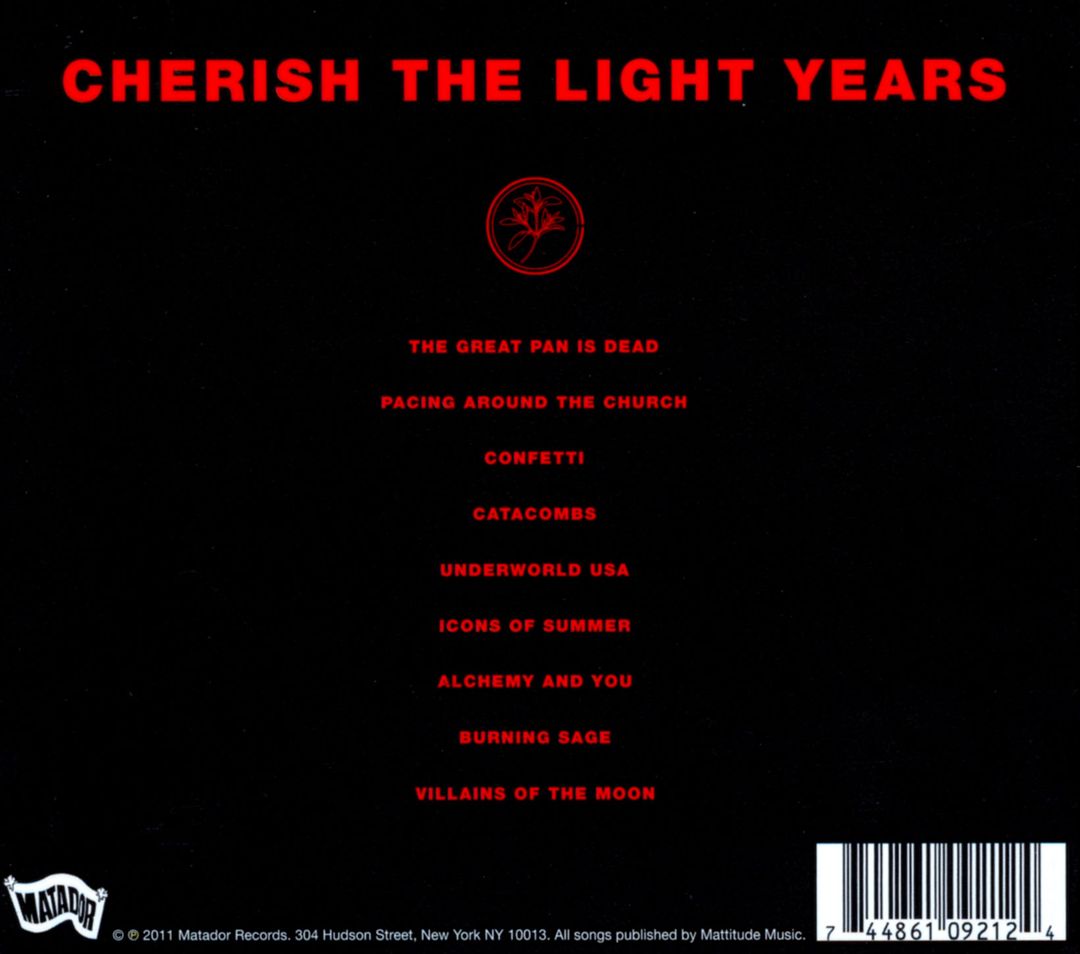 Cherish the Light Years cover art