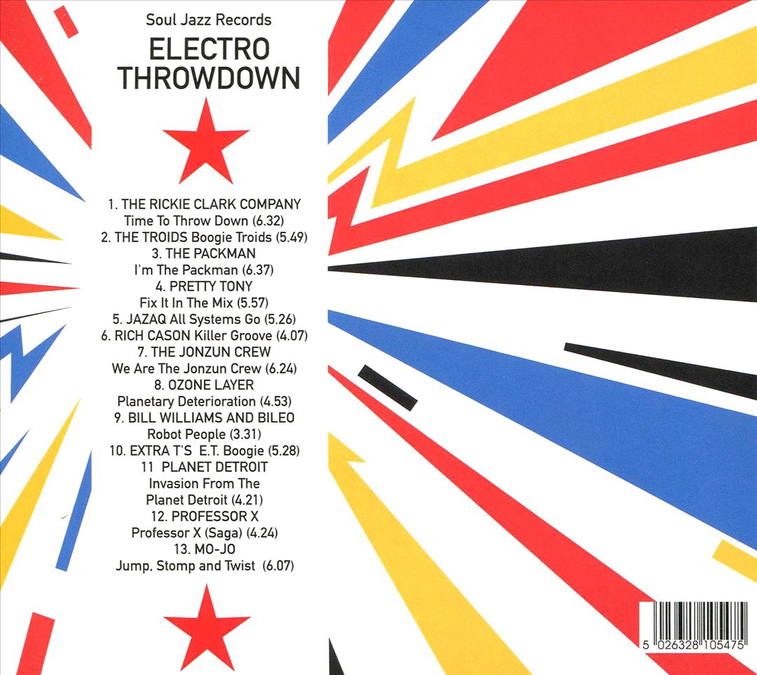 Electro Throwdown: Sci-Fi Inter-Planetary Electro Attack on Planet Earth 1982-89 cover art