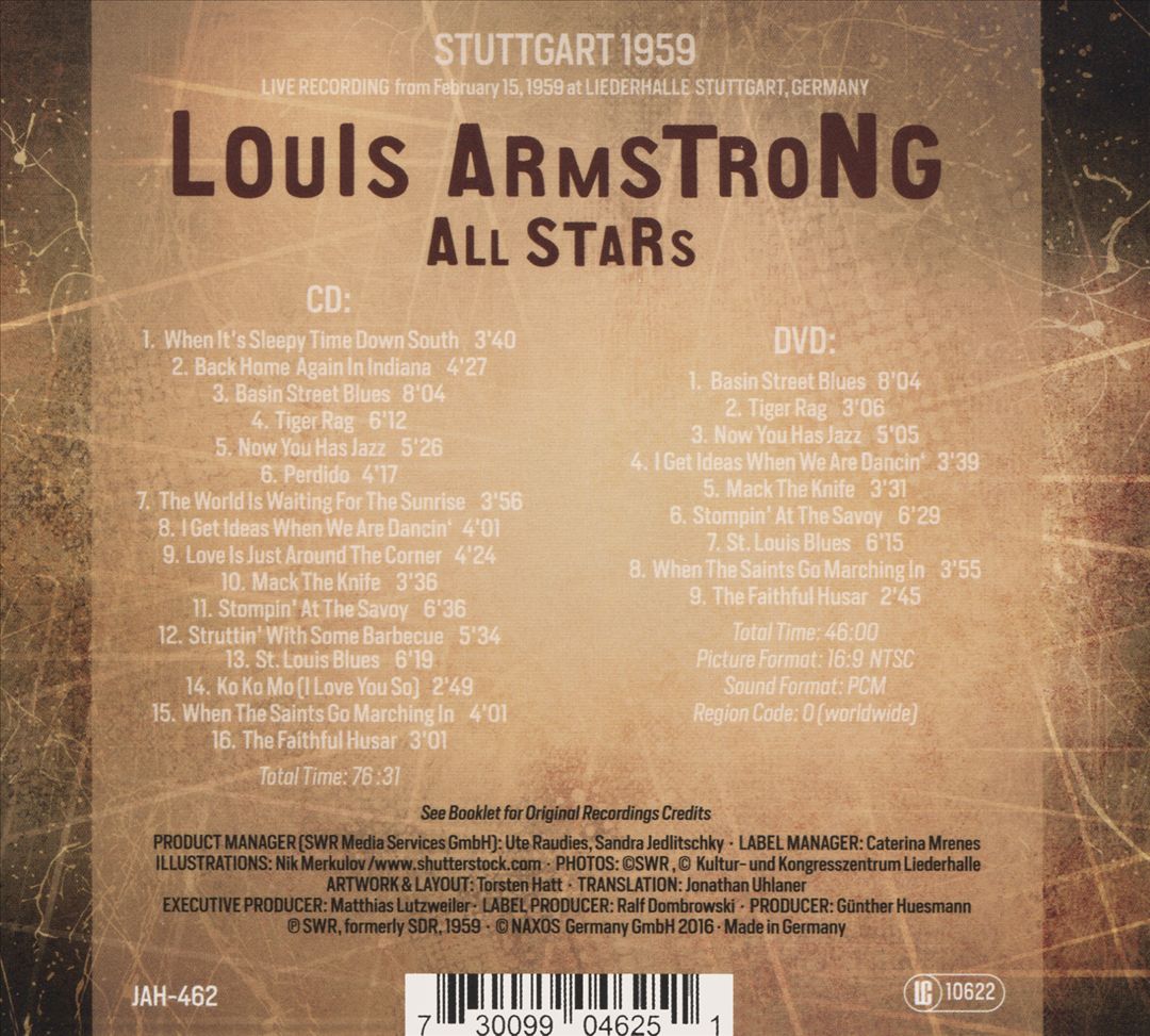 Louis Armstrong Allstars cover art