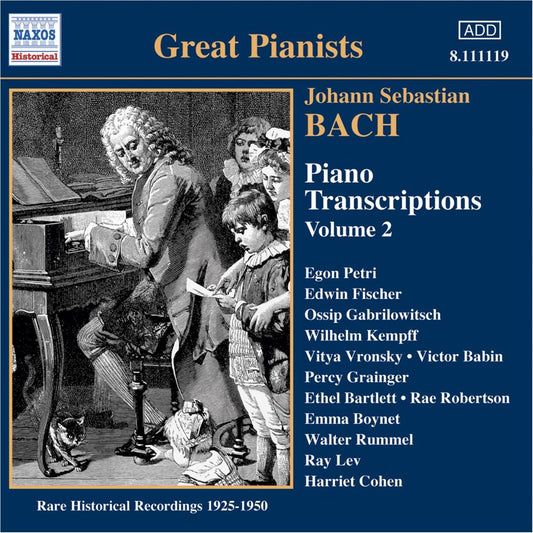 J.S. Bach: Piano Transcriptions, Vol. 2 cover art