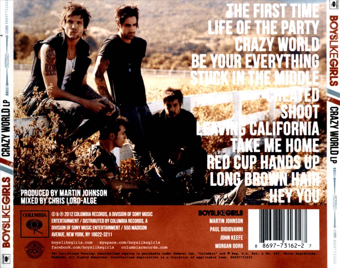 Crazy World LP cover art