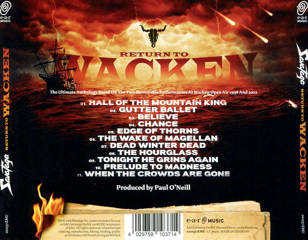 Return to Wacken   cover art