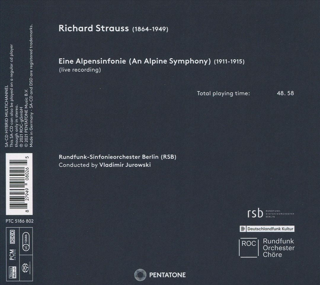 Strauss: Eine Alpensinfonie cover art