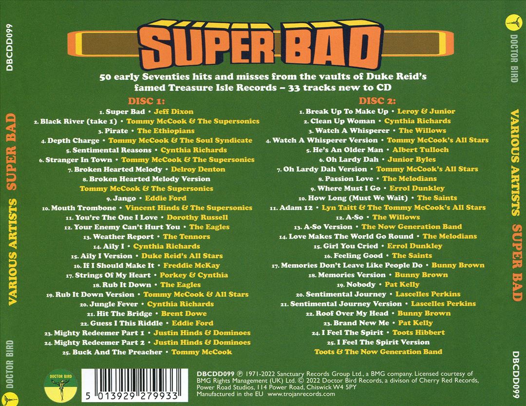 Super Bad! Hits & Rarities From the Treasure Isle Vaults 1971-1973 cover art