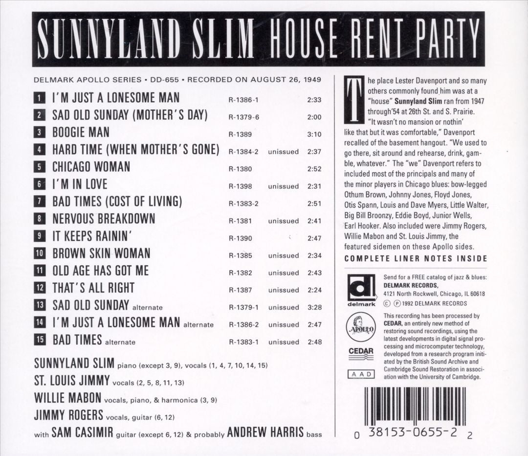 House Rent Party cover art