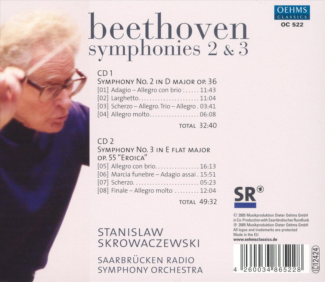Beethoven Symphonies Nos. 2 & 3 [includes Oehms print catalogue] cover art
