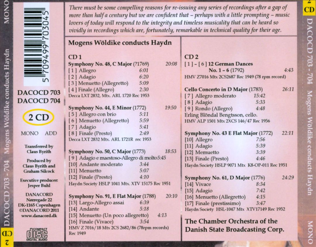 Complete Danish Recordings of Haydn Symphonies cover art