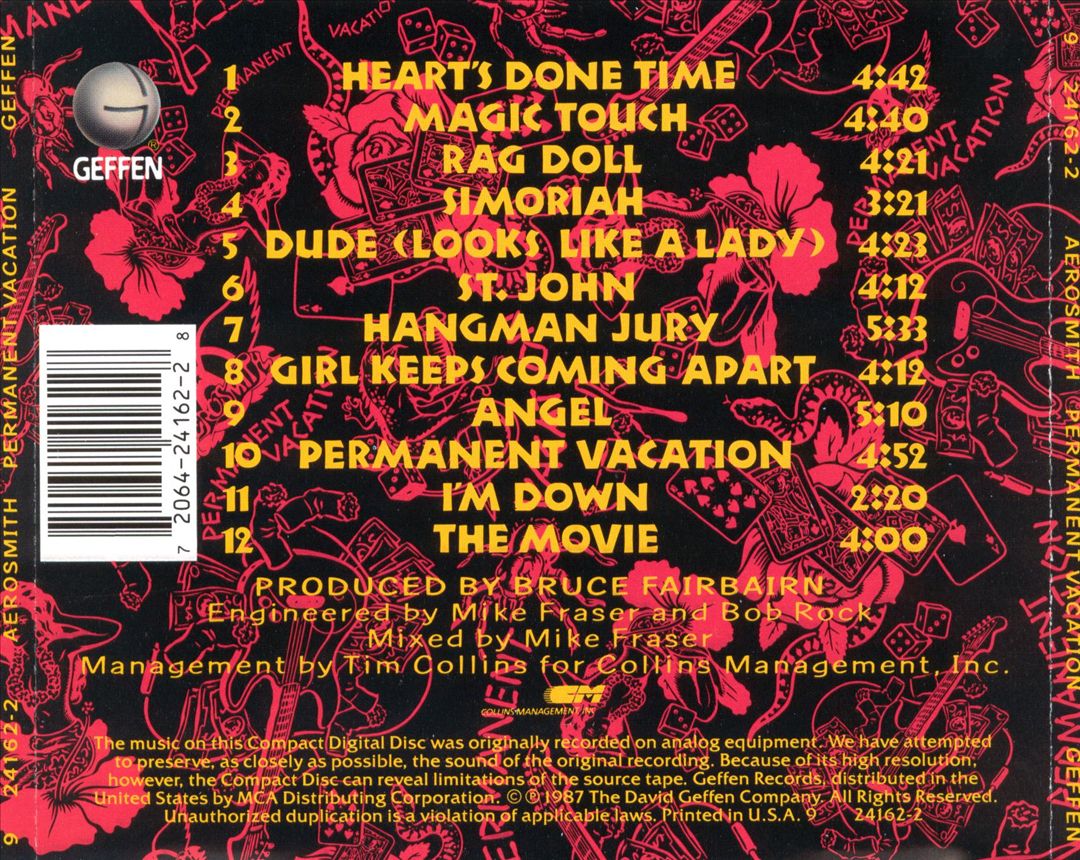 Permanent Vacation cover art