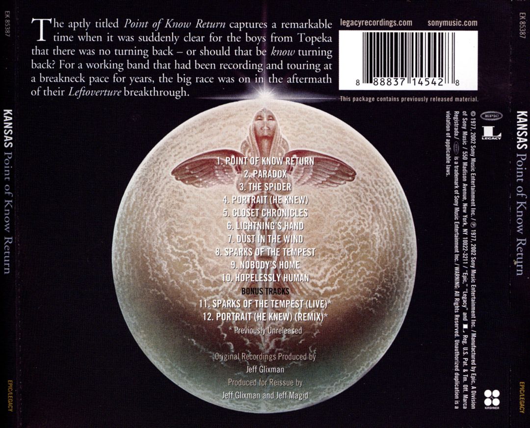 Point of Know Return cover art