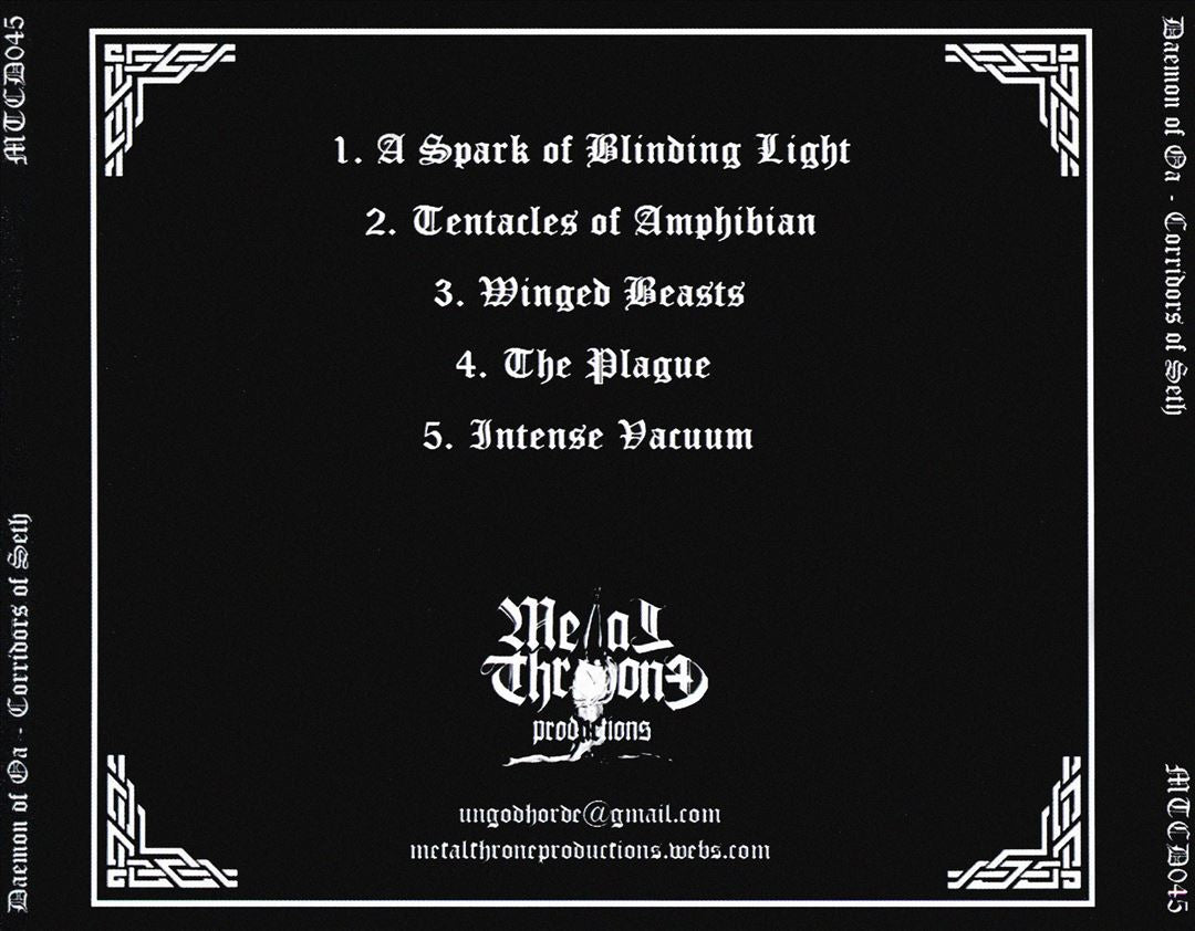 Corridors of Seth cover art