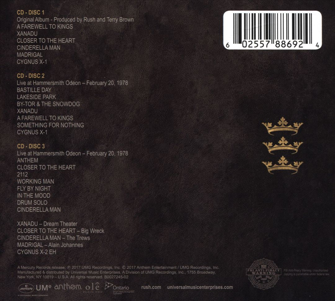 A Farewell to Kings [40th Anniversary Edition] [3 CD] cover art