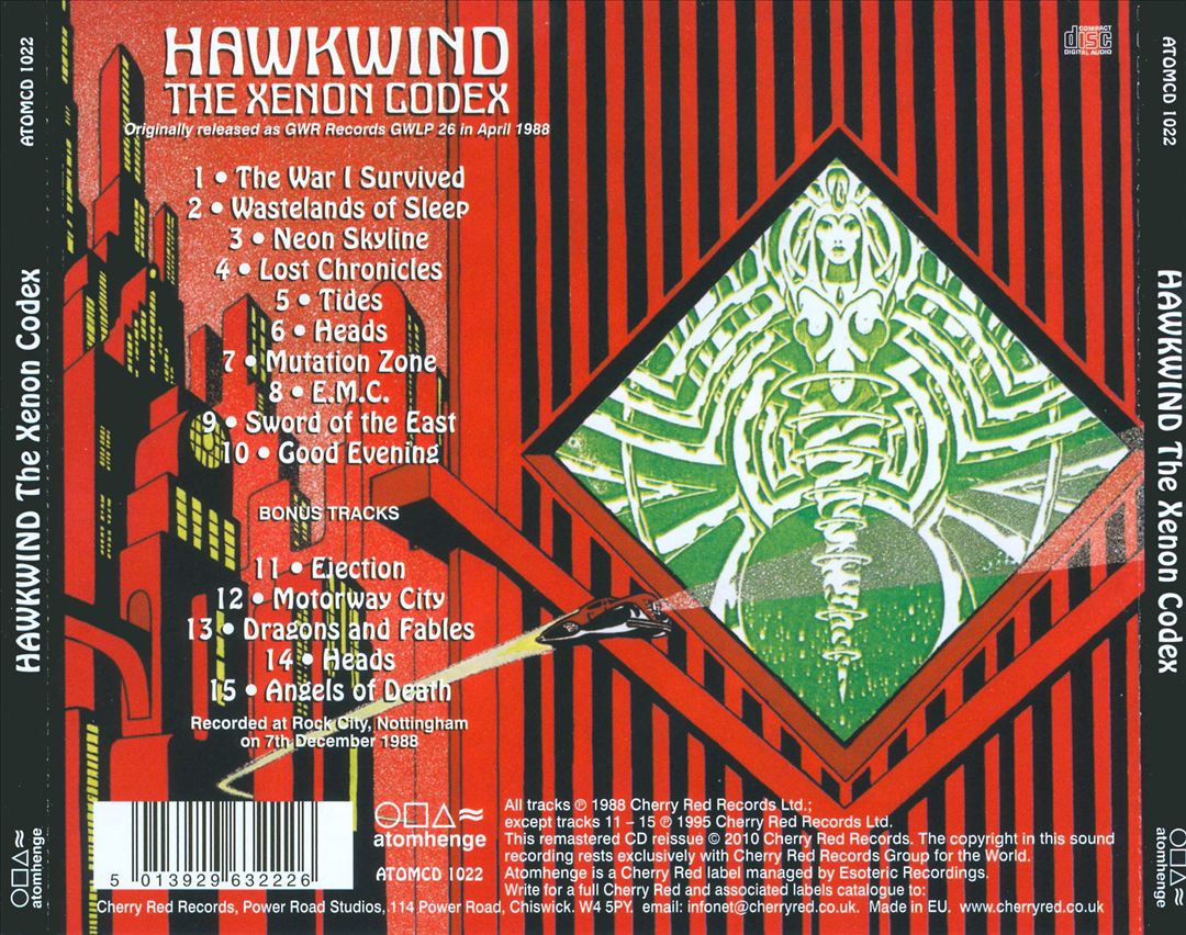 Xenon Codex [Bonus Tracks] cover art