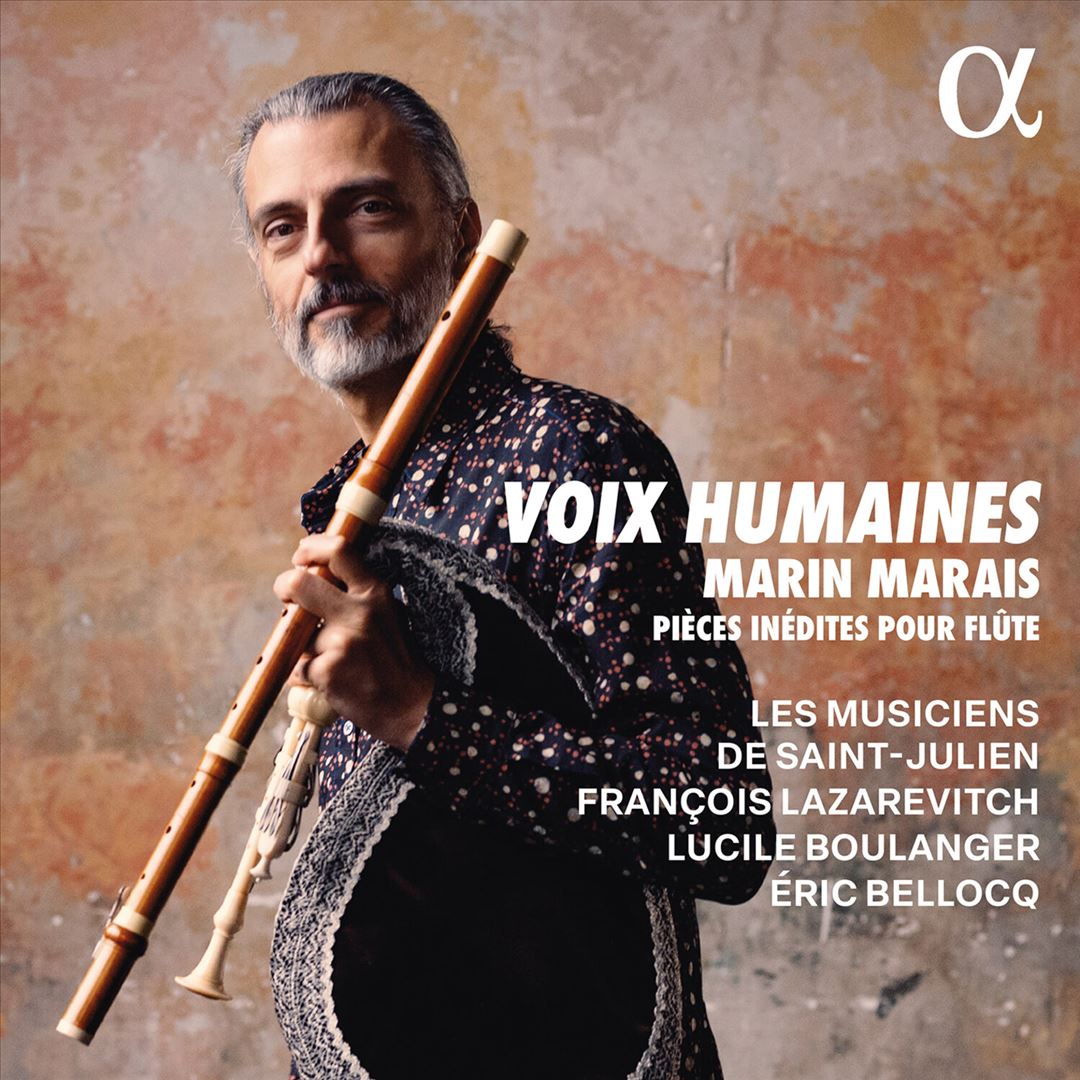 Voix Humaines: Marin Marais - Pieces inedites pour flute cover art