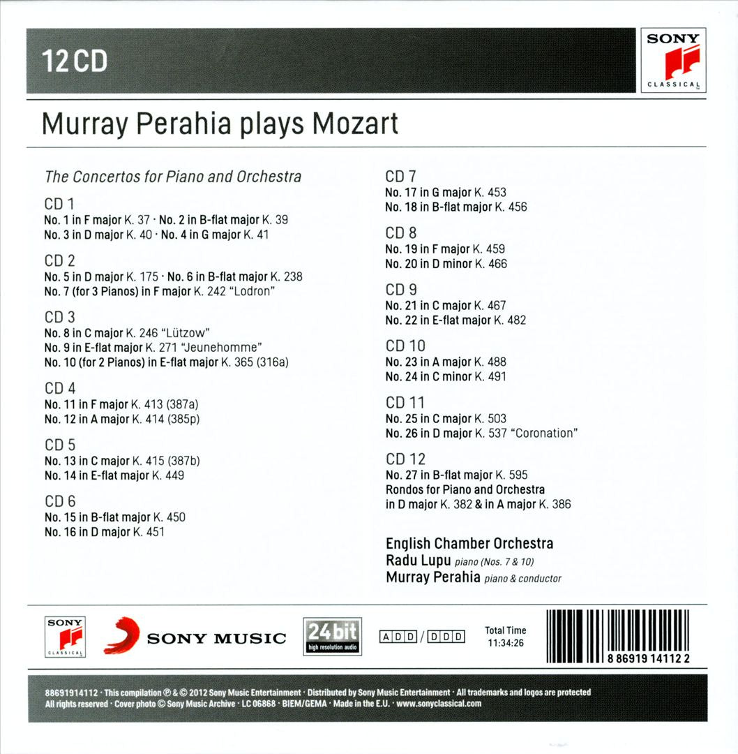 Mozart: The Piano Concertos cover art