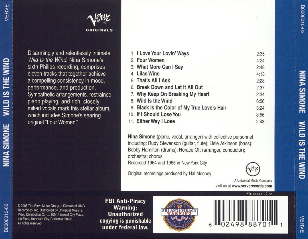 Wild Is the Wind cover art