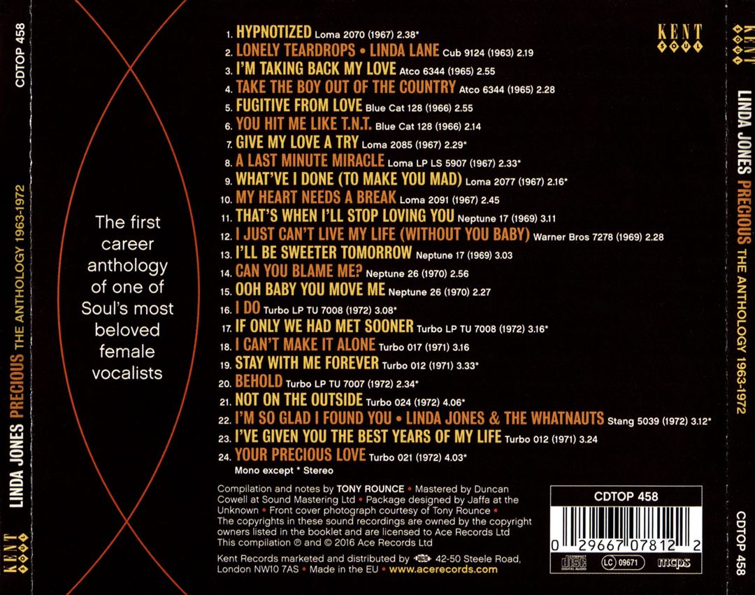 Precious: Anthology 1963-1972 cover art