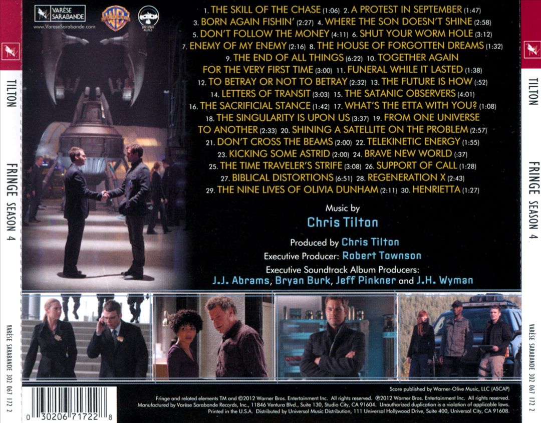 Fringe: Season 4 [Original TV Soundtrack] cover art