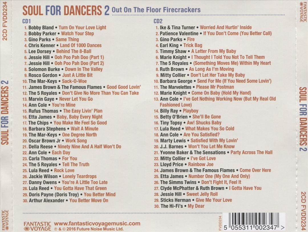 Soul for Dancers, Vol. 2 cover art