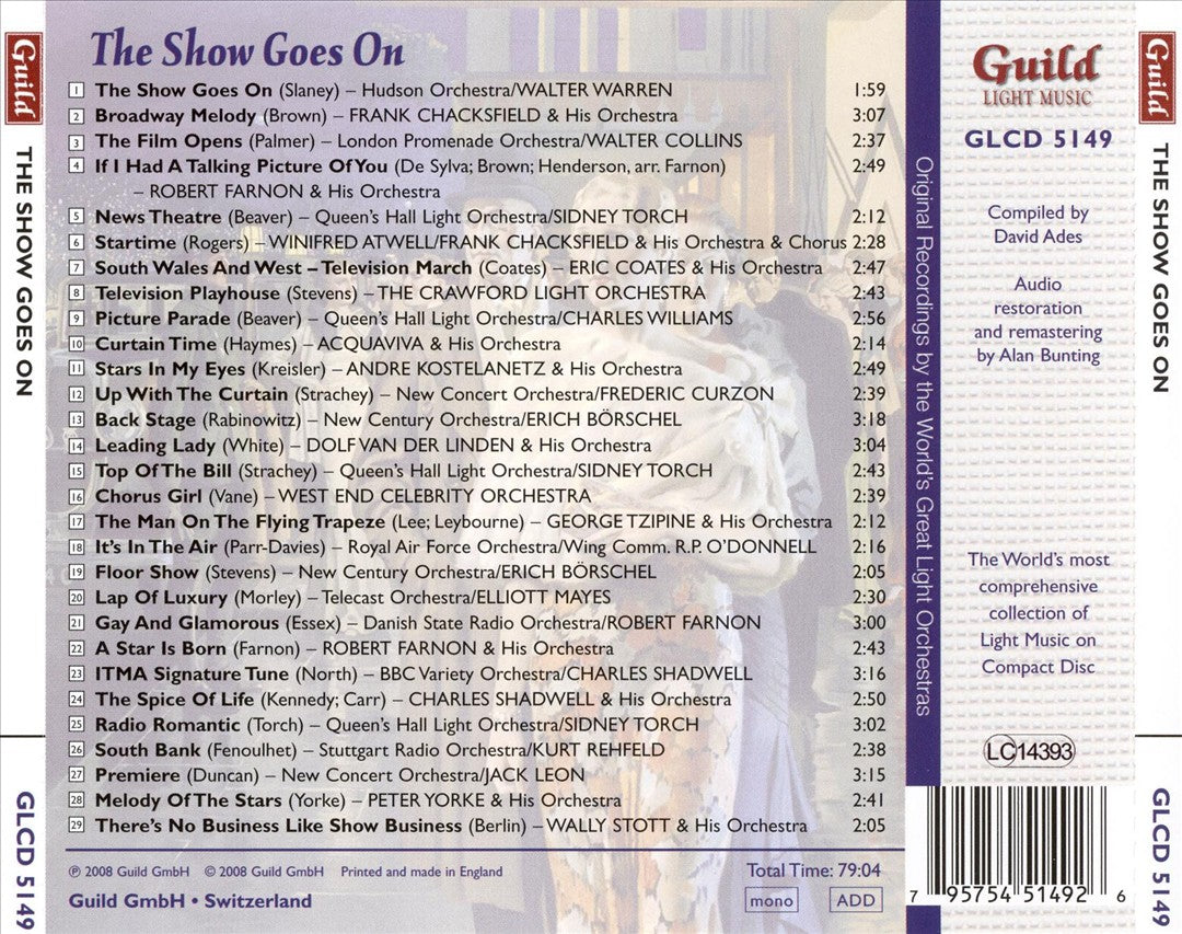 Golden Age of Light Music: The Show Goes On cover art