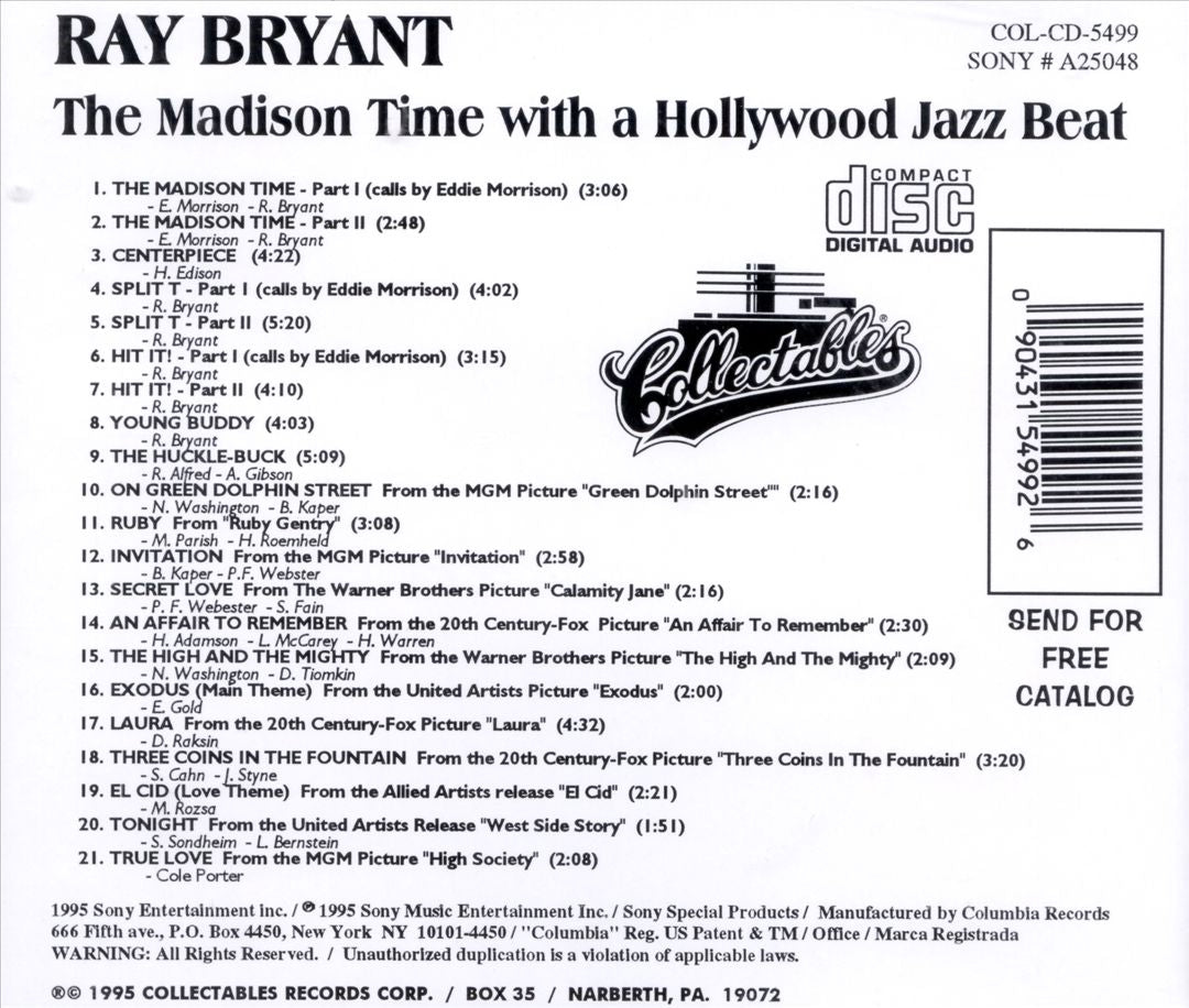 Madison Time/Hollywood Jazz Beat cover art