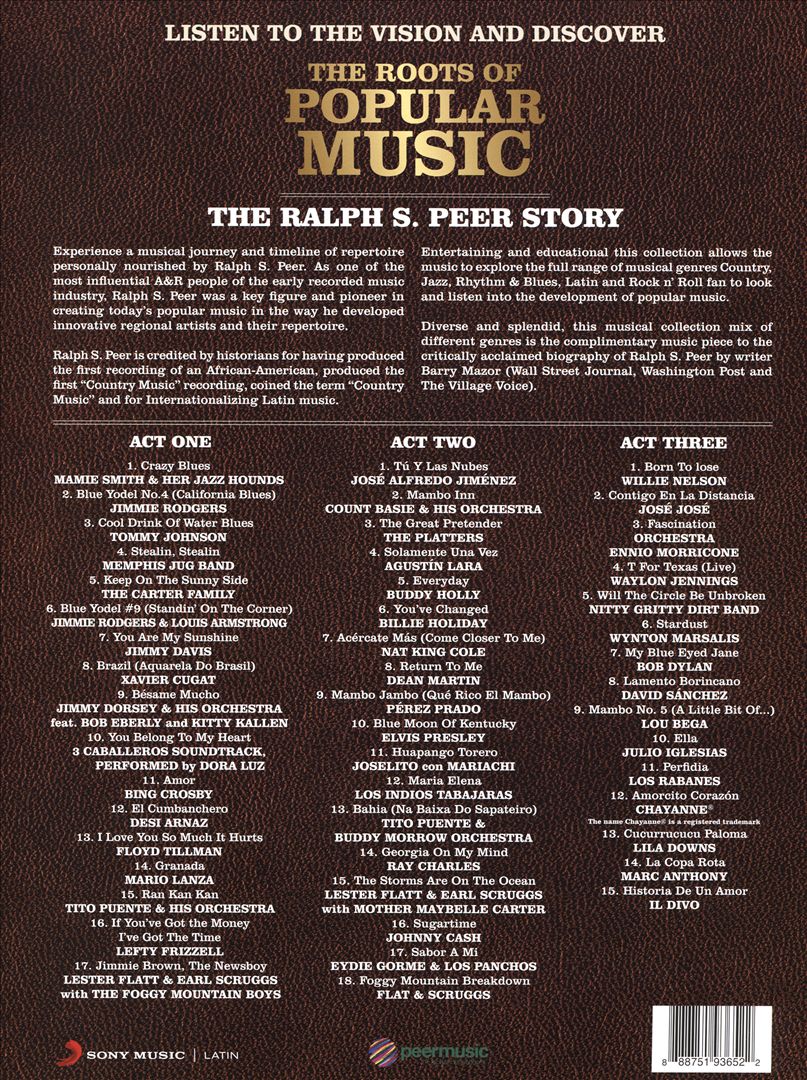 Roots of Popular Music: The Ralph S. Peer Story cover art