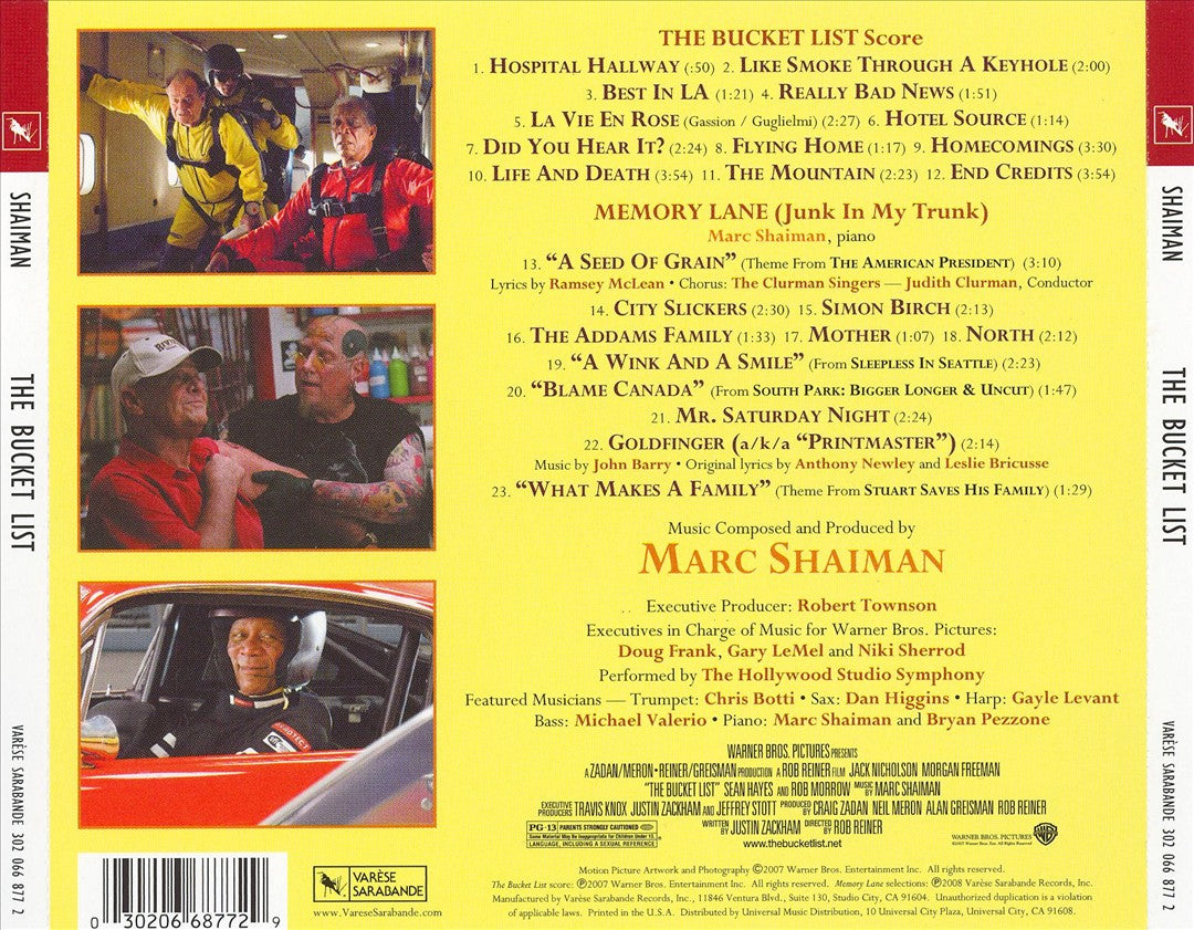 Bucket List [Original Motion Picture Soundtrack] cover art
