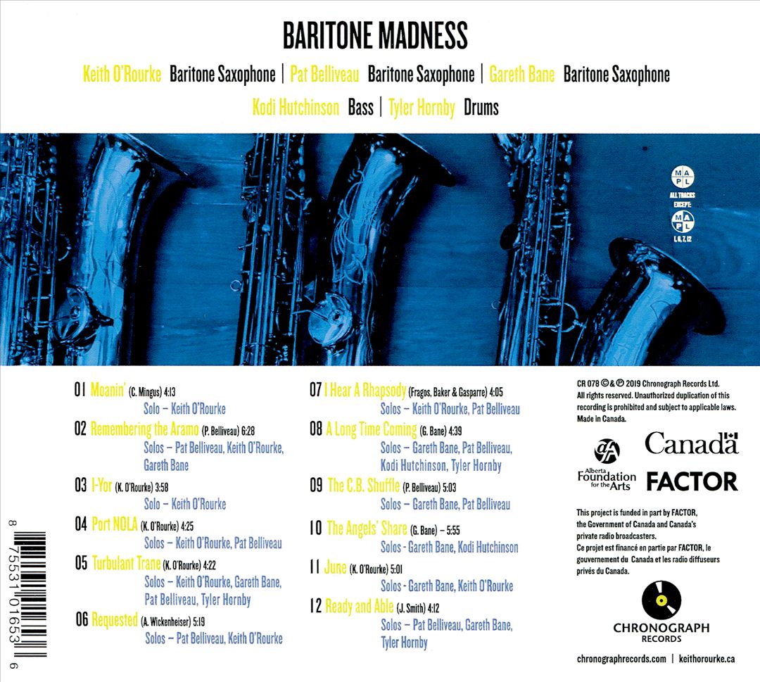 Baritone Madness cover art