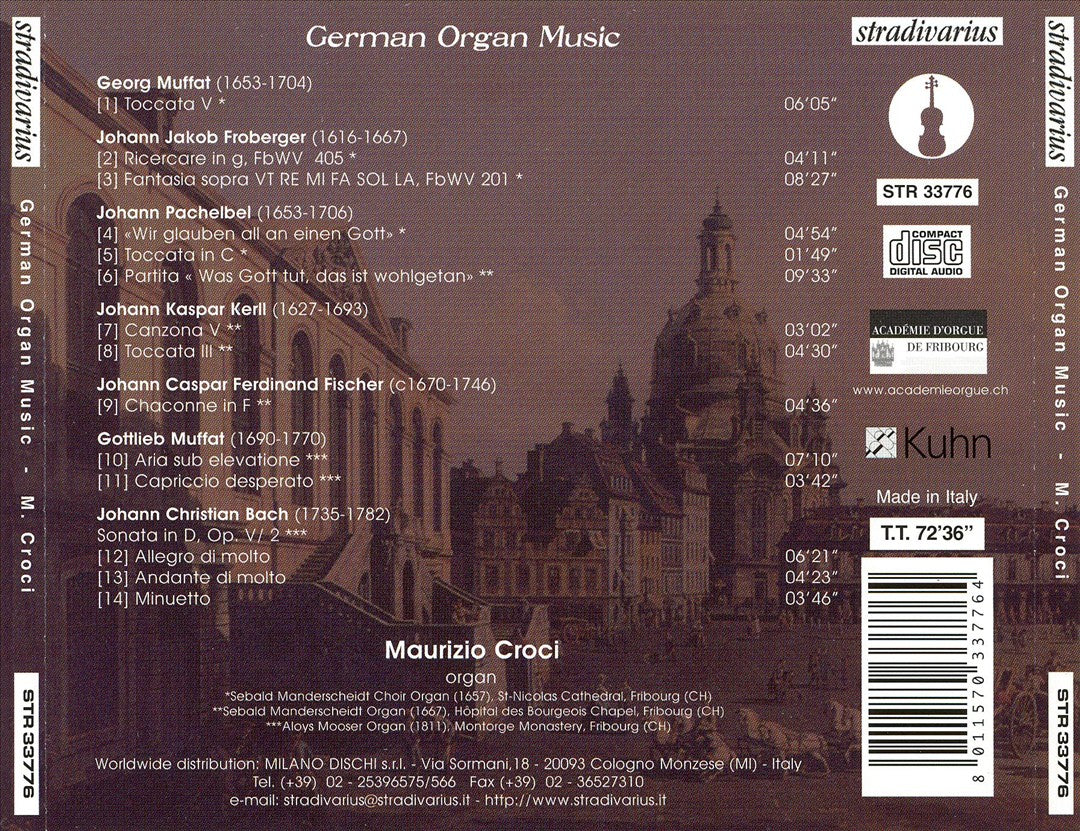 German Organ Music cover art