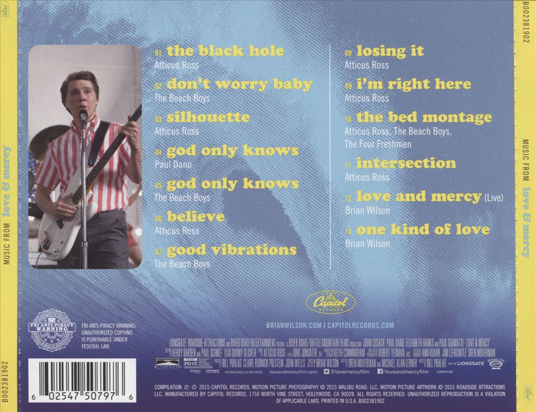Music from Love & Mercy cover art