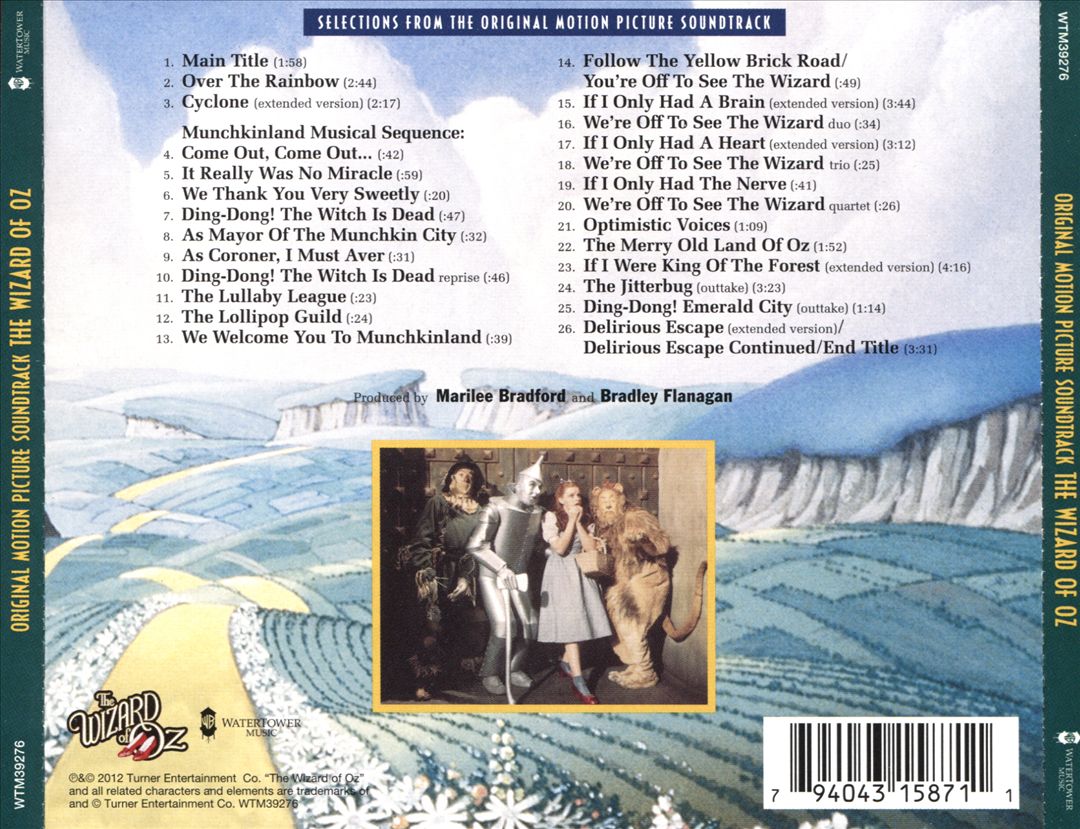 Wizard of Oz [Original Motion Picture Soundtrack] cover art