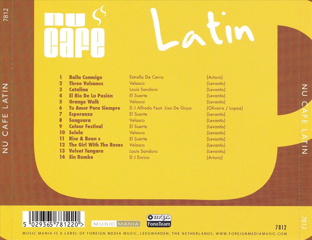 Nu Cafe: Latin cover art