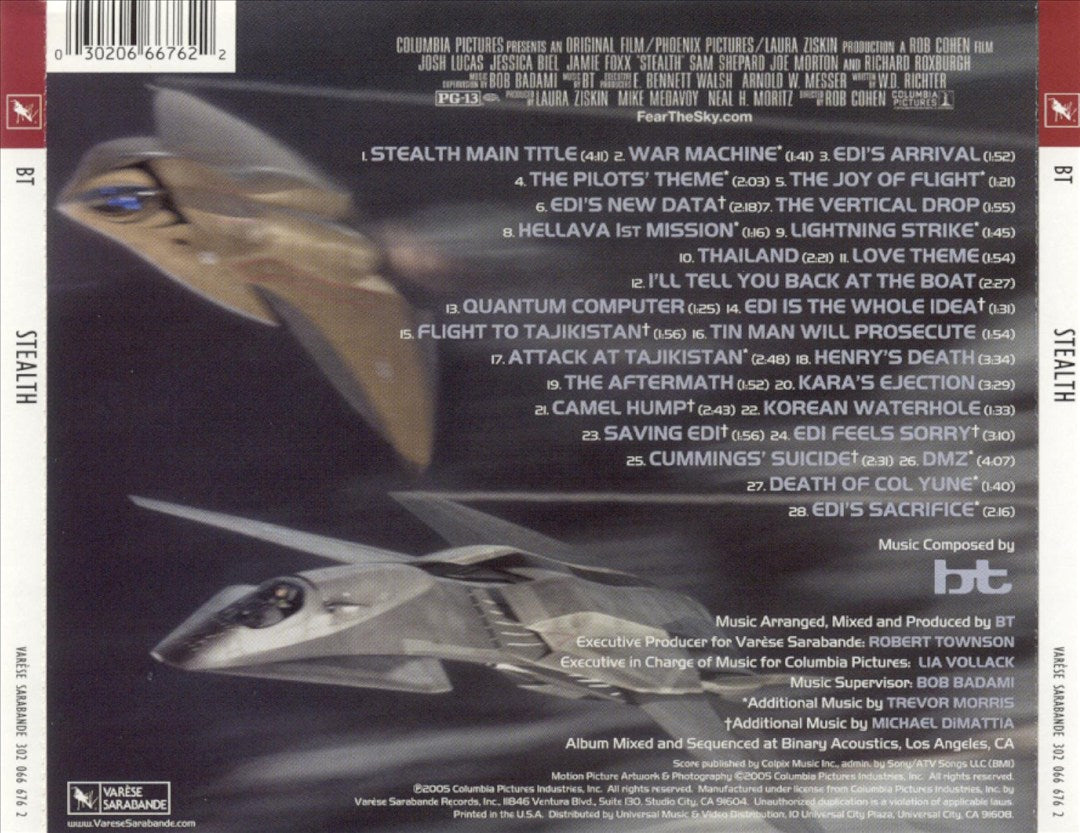 Stealth [Original Motion Picture Score] cover art