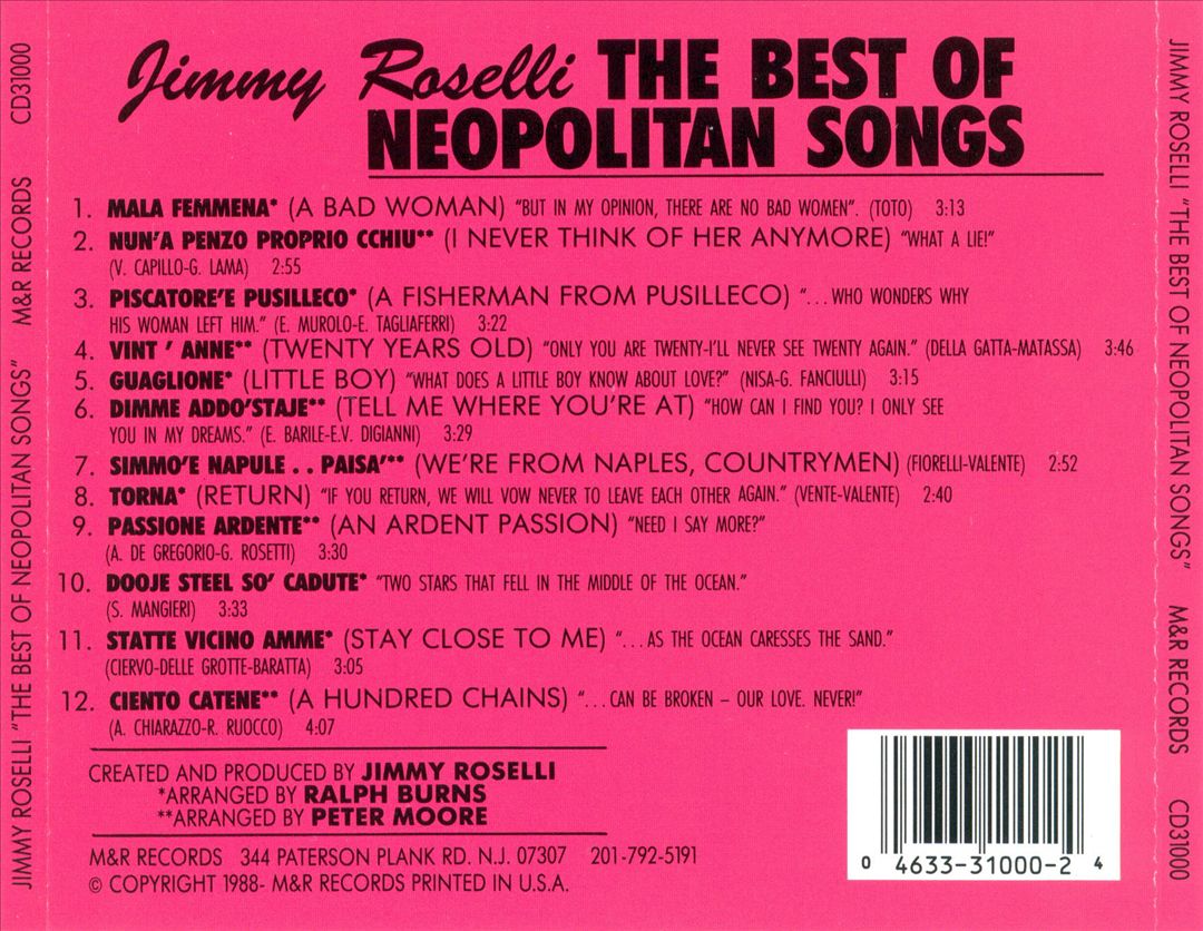 Best of the Neopolitan Songs cover art