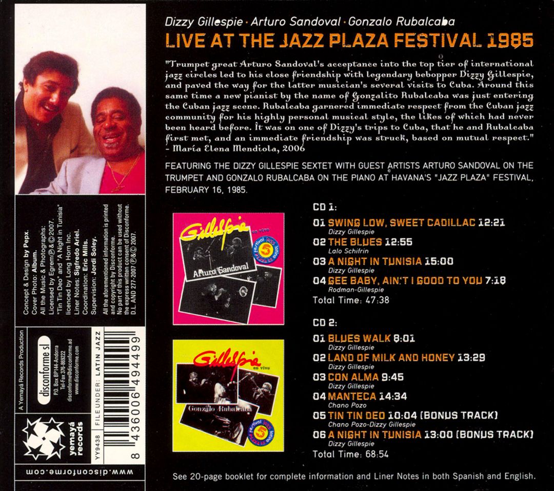Live at the Jazz Plaza Festival 1985 [Bonus Tracks] cover art