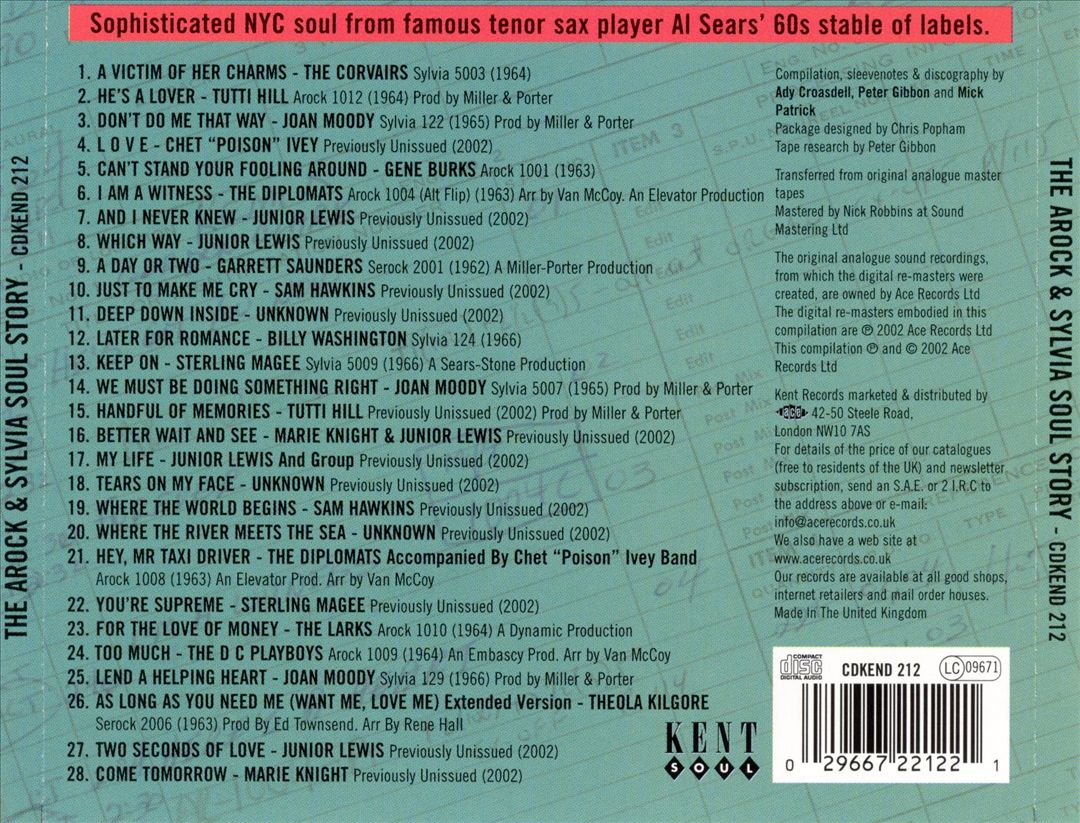 Arock & Sylvia Soul Story cover art