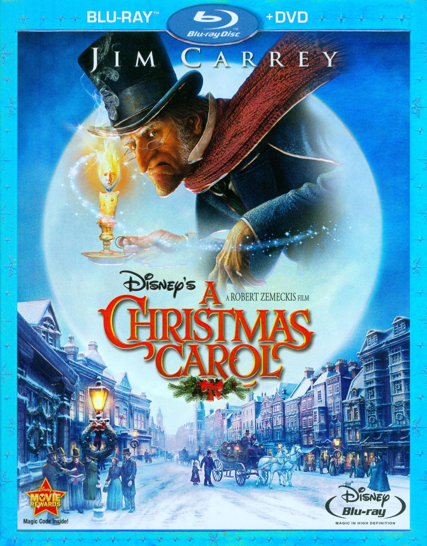 Disney's A Christmas Carol [2 Discs] [Blu-ray/DVD] cover art