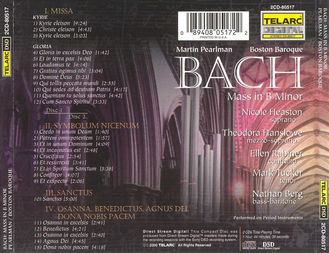 Bach: Mass in B minor cover art