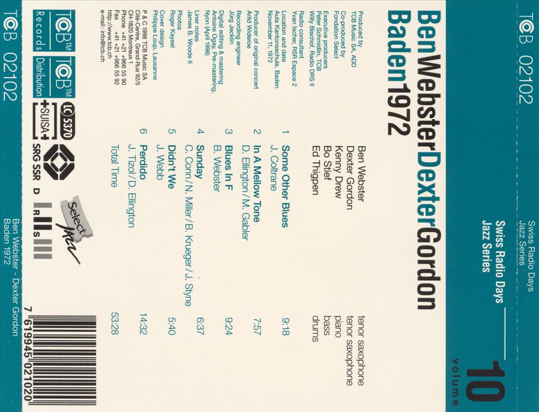 Baden 1972 cover art