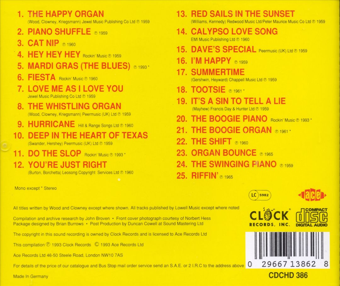 Happy Organs Wild Guitars & Piano Shuffles cover art