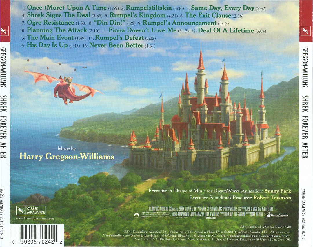 Shrek Forever After [Original Motion Picture Score] cover art