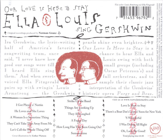 Our Love Is Here to Stay: Ella & Louis Sing Gershwin cover art