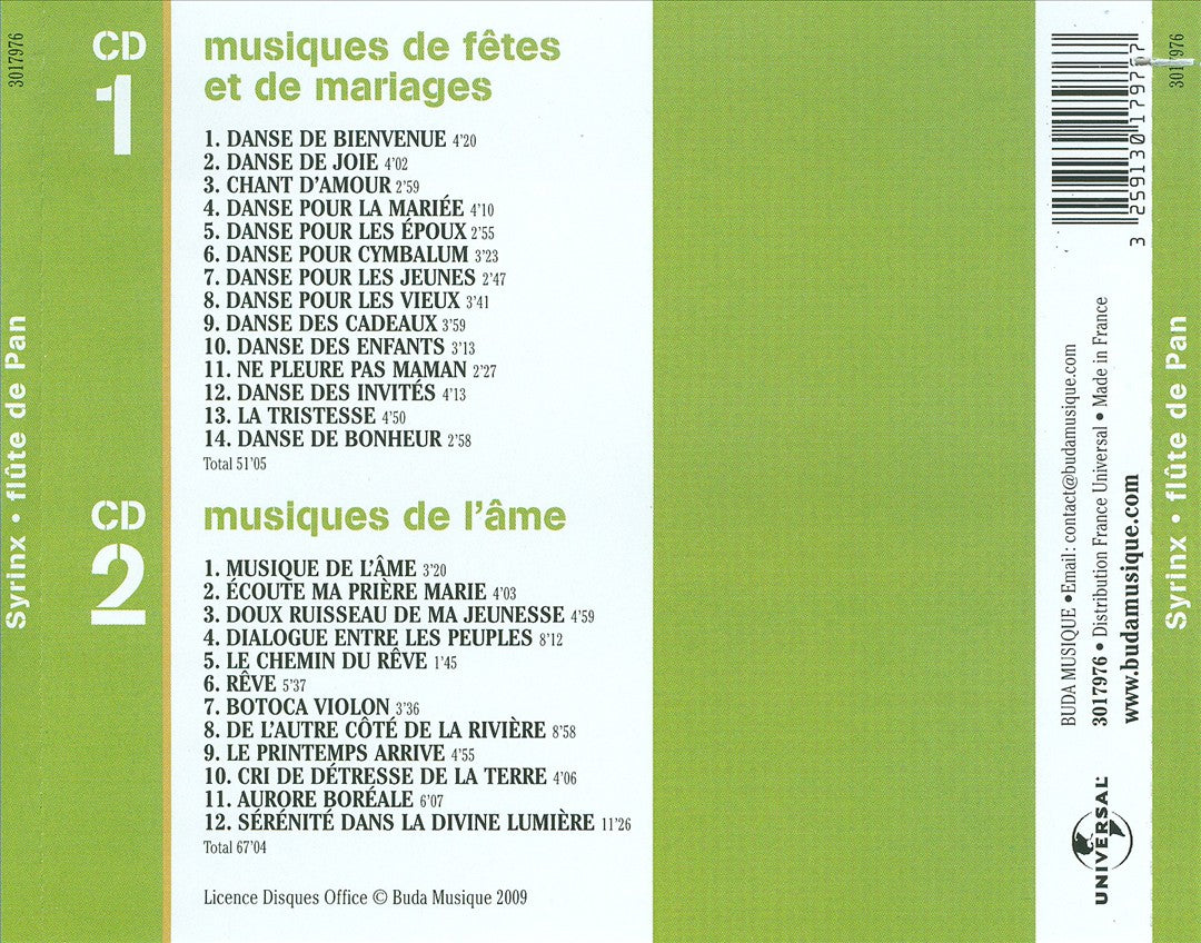 Flûte De Pan cover art