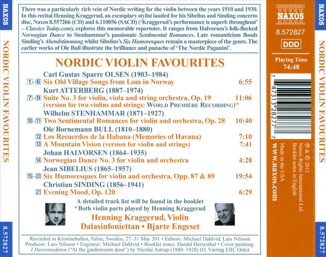 Nordic Violin Favourites cover art