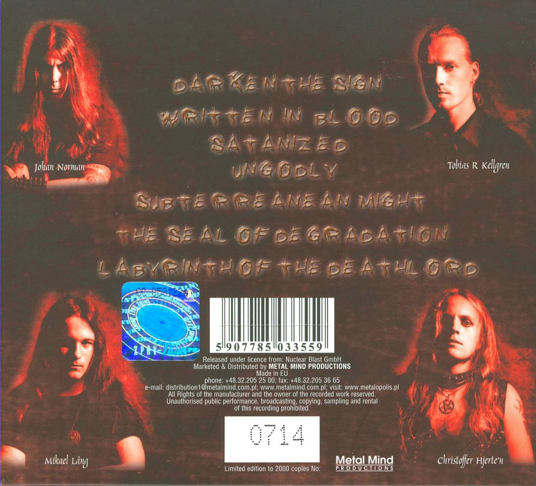 Written In Blood cover art